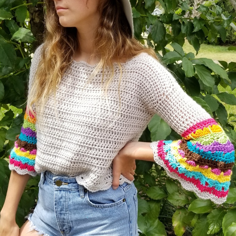 Boho lightweight sweater